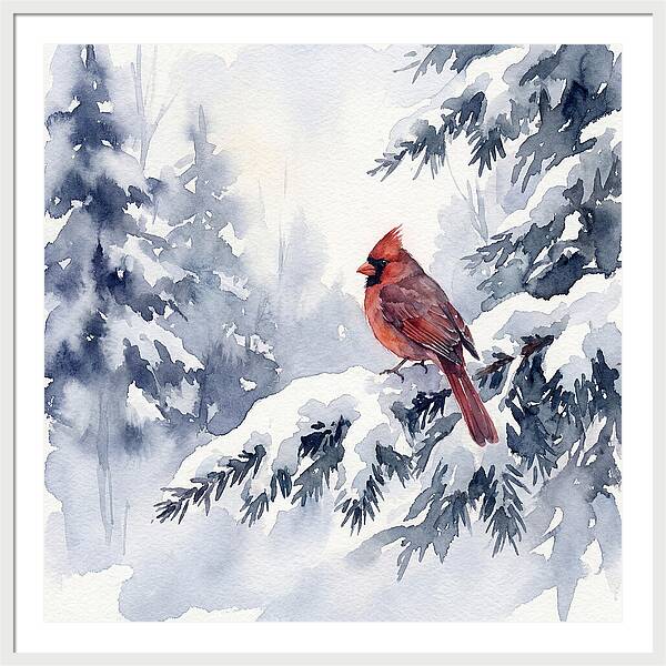 Cardinal In Winter Wonderland