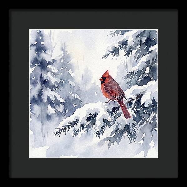 Cardinal In Winter Wonderland