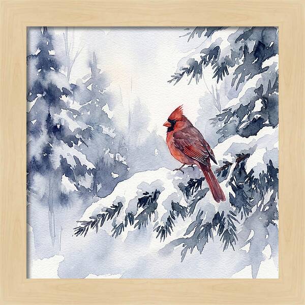 Cardinal In Winter Wonderland