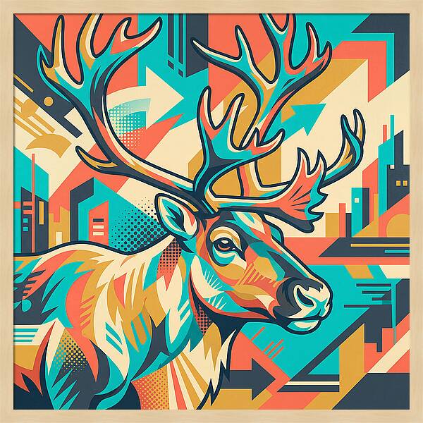 Caribou In Urban Vibes