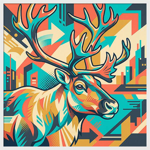 Caribou In Urban Vibes