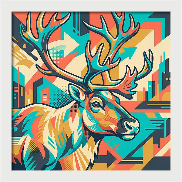 Caribou In Urban Vibes