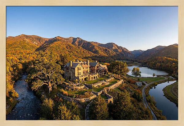 Carl Sandburg Home At Sunset