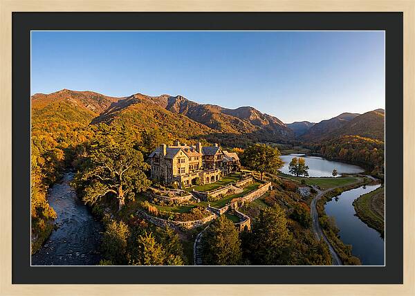 Carl Sandburg Home At Sunset
