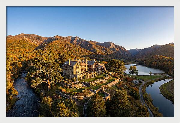 Carl Sandburg Home At Sunset