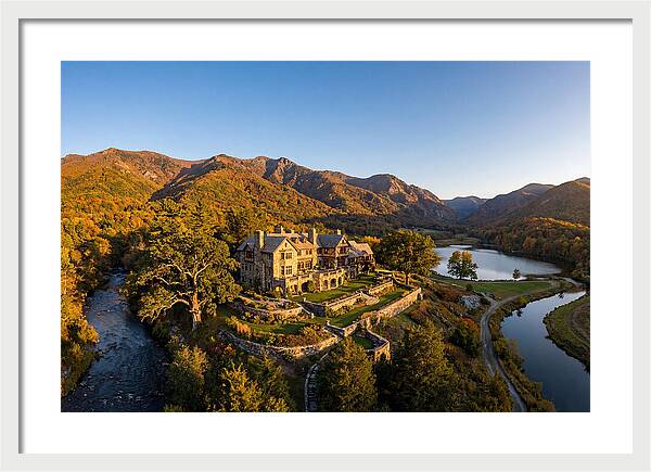 Carl Sandburg Home At Sunset