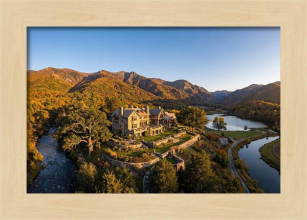 Carl Sandburg Home At Sunset