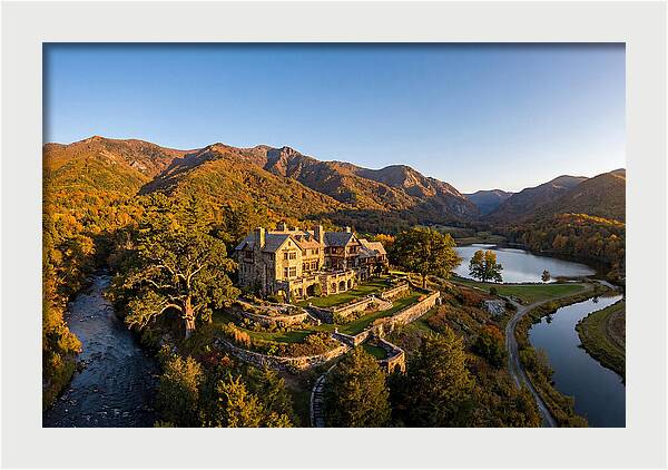 Carl Sandburg Home At Sunset