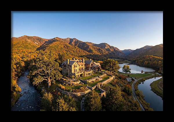Carl Sandburg Home At Sunset