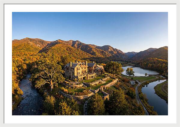 Carl Sandburg Home At Sunset