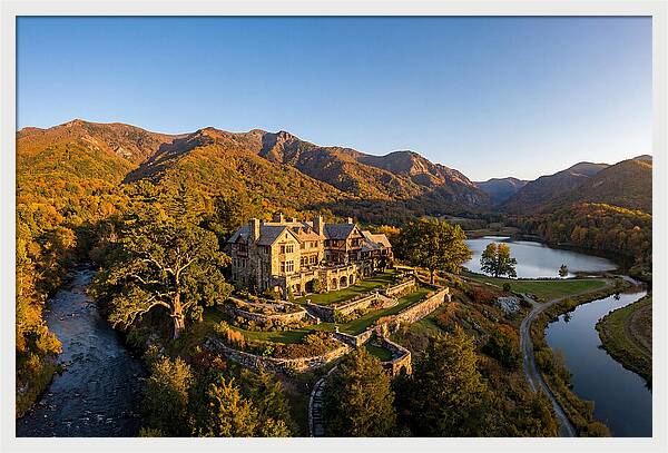 Carl Sandburg Home At Sunset
