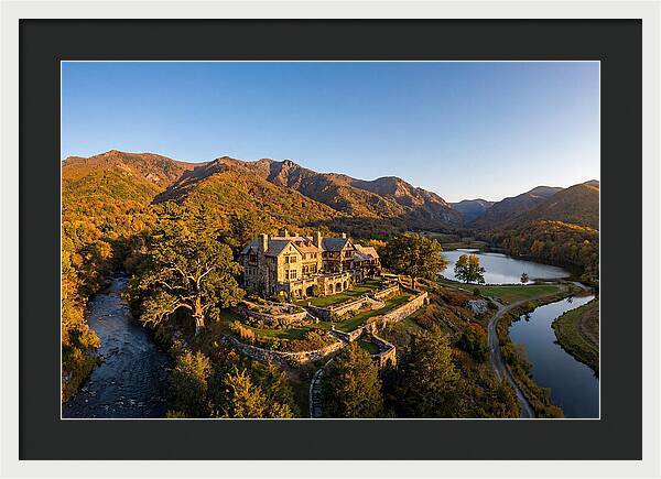 Carl Sandburg Home At Sunset
