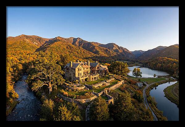 Carl Sandburg Home At Sunset