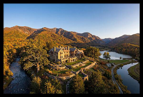 Carl Sandburg Home At Sunset