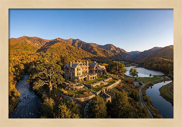 Carl Sandburg Home At Sunset