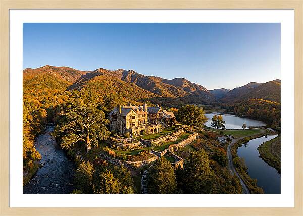 Carl Sandburg Home At Sunset