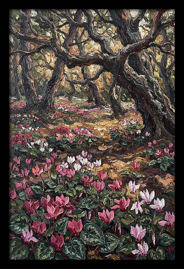 Carpet Of Wild Cyclamen