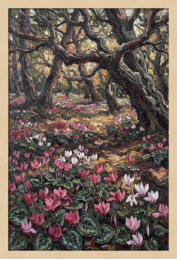 Carpet Of Wild Cyclamen