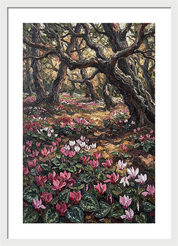 Carpet Of Wild Cyclamen