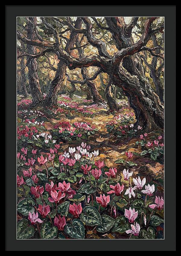 Carpet Of Wild Cyclamen