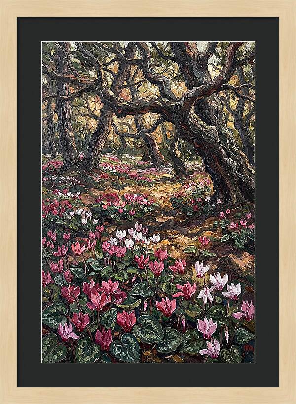 Carpet Of Wild Cyclamen