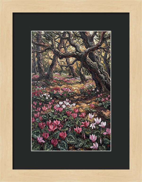Carpet Of Wild Cyclamen