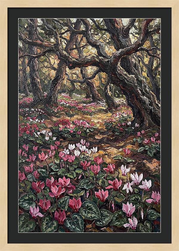 Carpet Of Wild Cyclamen