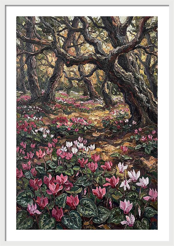 Carpet Of Wild Cyclamen