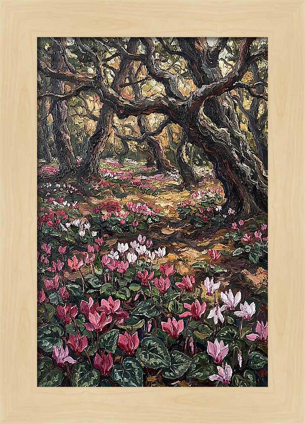 Carpet Of Wild Cyclamen