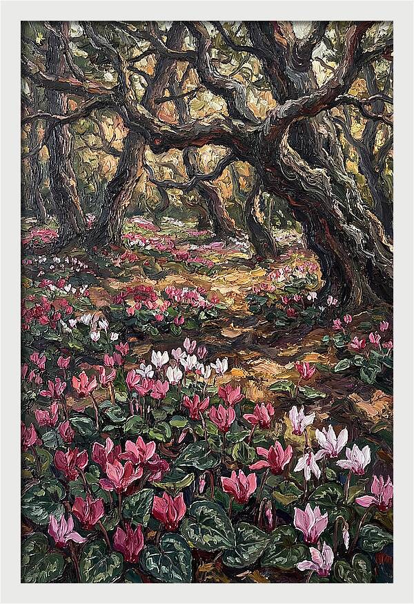 Carpet Of Wild Cyclamen