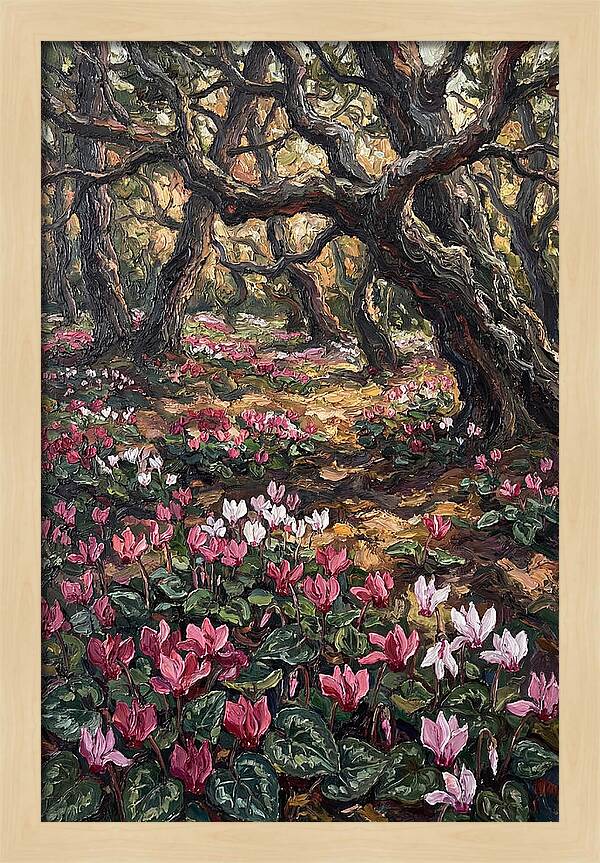 Carpet Of Wild Cyclamen