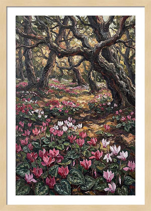 Carpet Of Wild Cyclamen