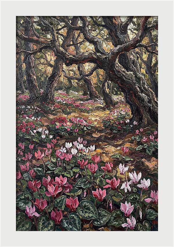 Carpet Of Wild Cyclamen