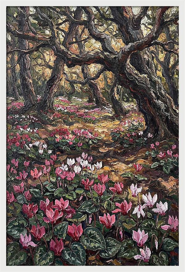 Carpet Of Wild Cyclamen