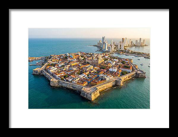 Cartagenas Walled City From Above