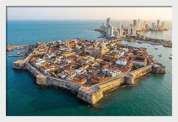 Cartagenas Walled City From Above