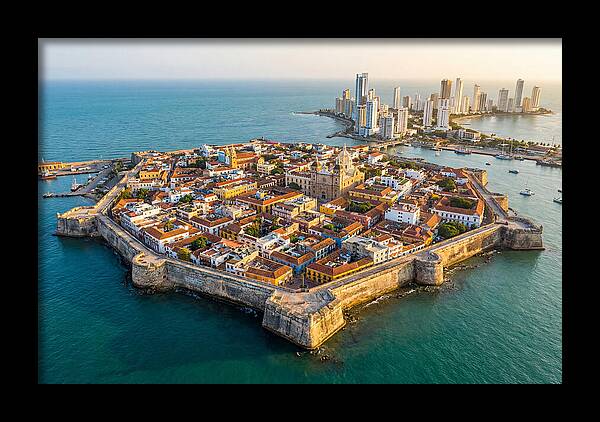 Cartagenas Walled City From Above