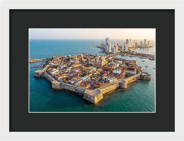 Cartagenas Walled City From Above