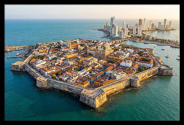 Cartagenas Walled City From Above