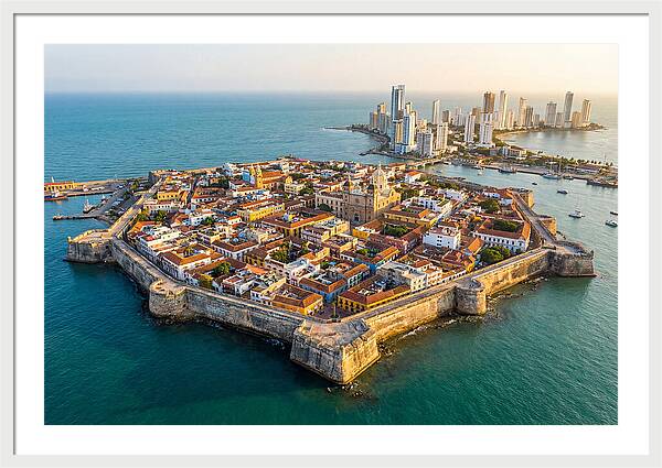 Cartagenas Walled City From Above