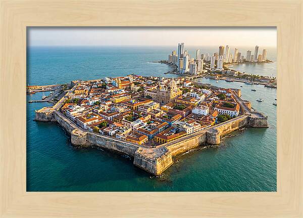 Cartagenas Walled City From Above