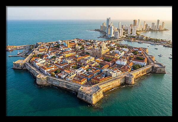 Cartagenas Walled City From Above