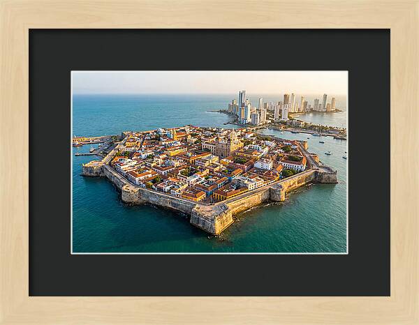 Cartagenas Walled City From Above