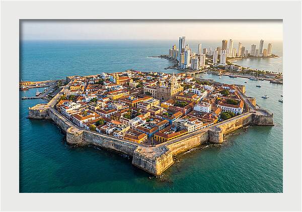 Cartagenas Walled City From Above