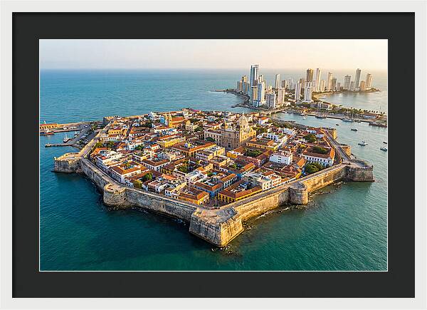 Cartagenas Walled City From Above