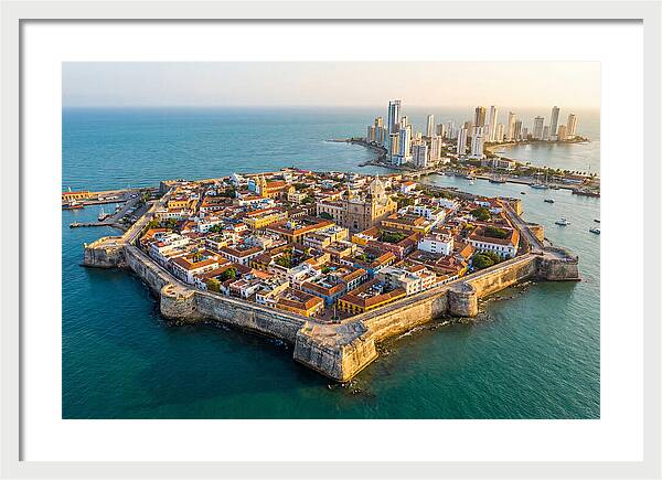 Cartagenas Walled City From Above
