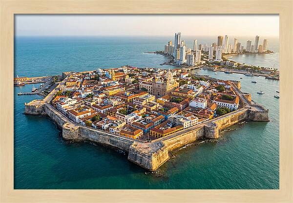 Cartagenas Walled City From Above