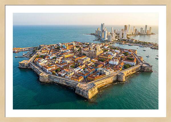 Cartagenas Walled City From Above
