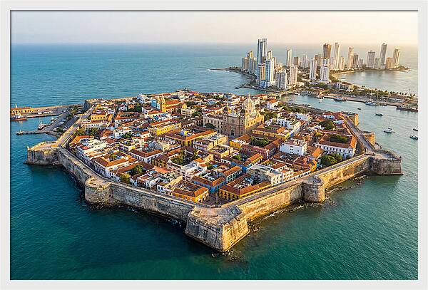 Cartagenas Walled City From Above