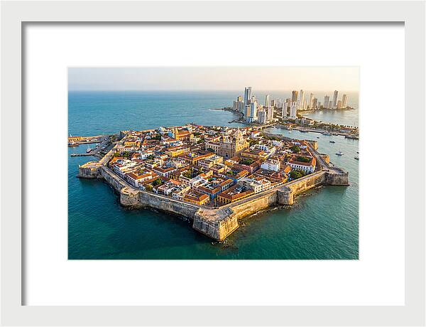 Cartagenas Walled City From Above
